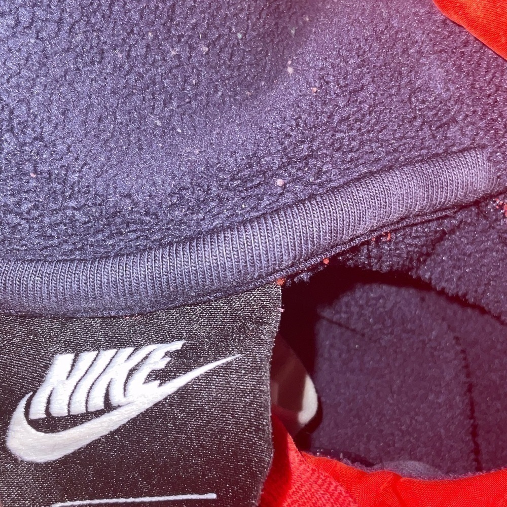 Nike NSW Polar Fleece Wind-runner 929114 451 Navy/White-Red New Men's Size 2XL - Picture 2 of 8